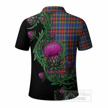 MacBeth (McBeth) Tartan Polo Shirt Resilient Scottish Thistle - Tartan Vibes Clothing