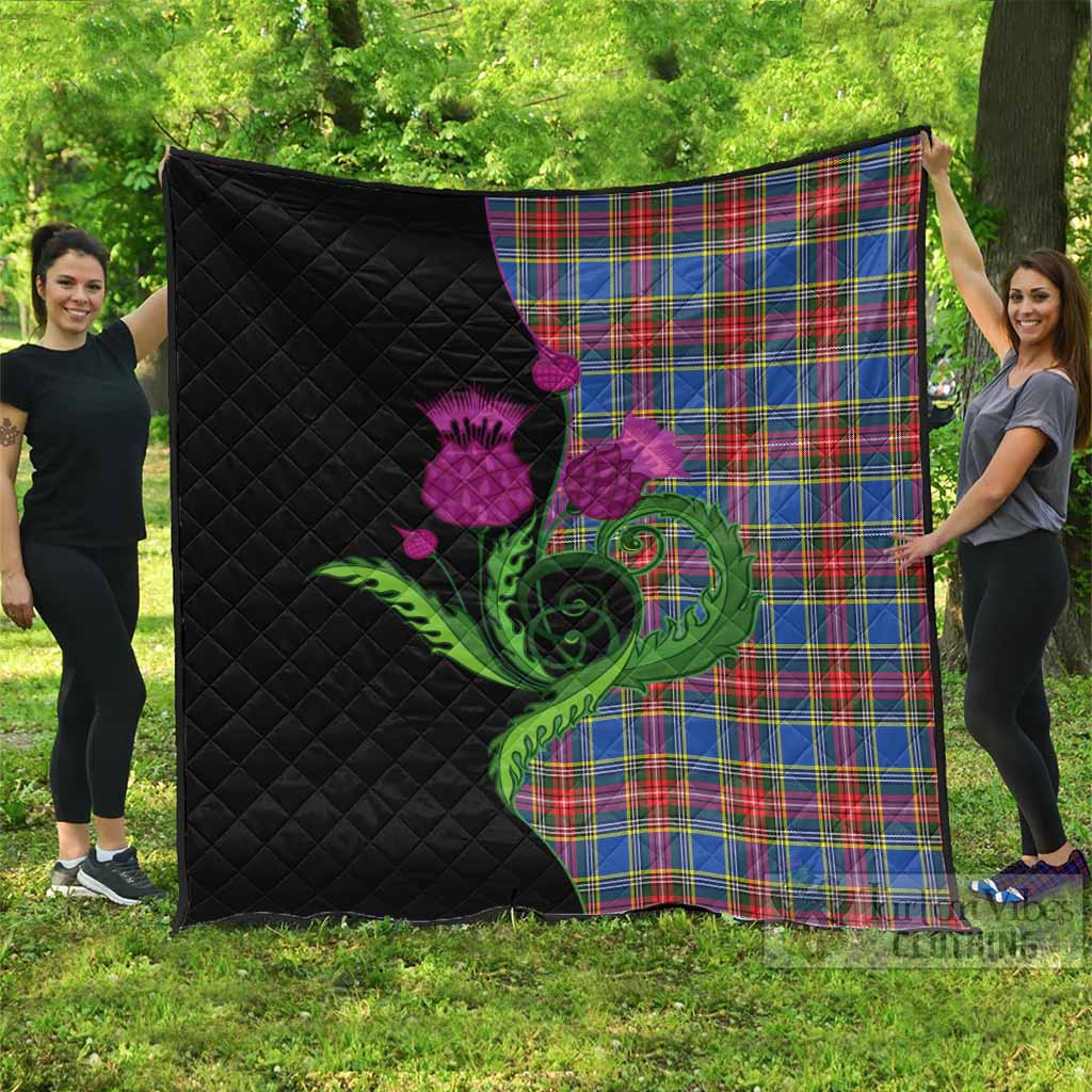 MacBeth (McBeth) Tartan Premium Quilt Traditional Scottish Thistle - Tartan Vibes Clothing