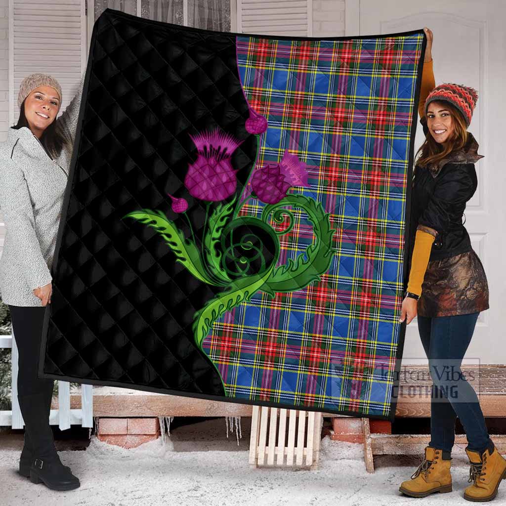 MacBeth (McBeth) Tartan Premium Quilt Traditional Scottish Thistle - Tartan Vibes Clothing