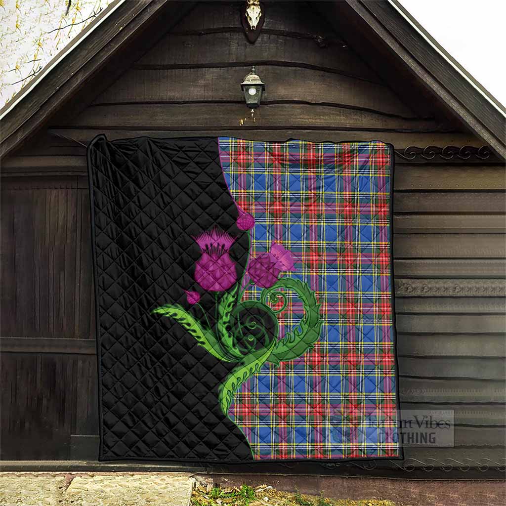 MacBeth (McBeth) Tartan Premium Quilt Traditional Scottish Thistle - Tartan Vibes Clothing