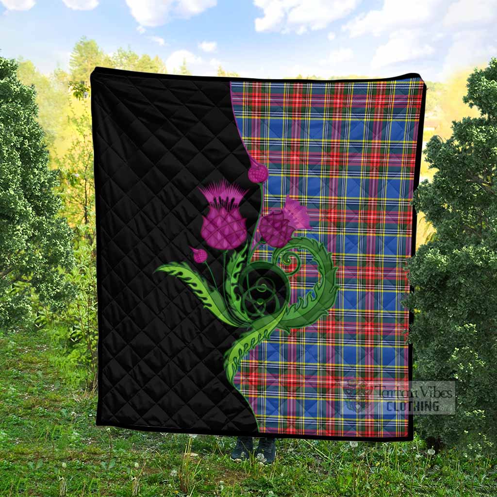 MacBeth (McBeth) Tartan Premium Quilt Traditional Scottish Thistle - Tartan Vibes Clothing