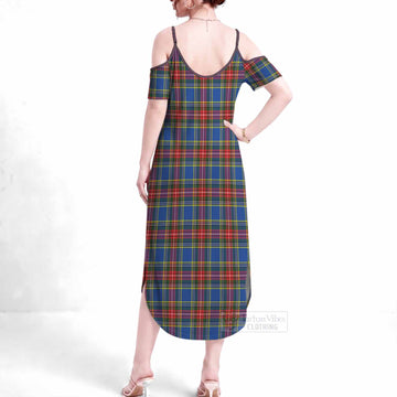 MacBeth (McBeth) Tartan Summer Maxi Dress - Tartan Vibes Clothing
