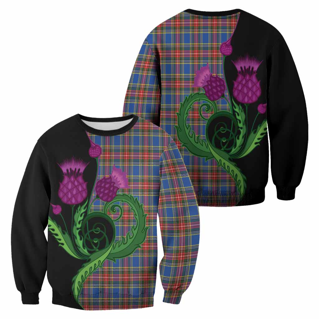 MacBeth (McBeth) Tartan Sweatshirt Traditional Scottish Thistle