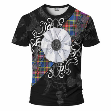 MacBeth (McBeth) Tartan T-Shirt Jacobite White Rose Kid's Shirt - Tartan Vibes Clothing
