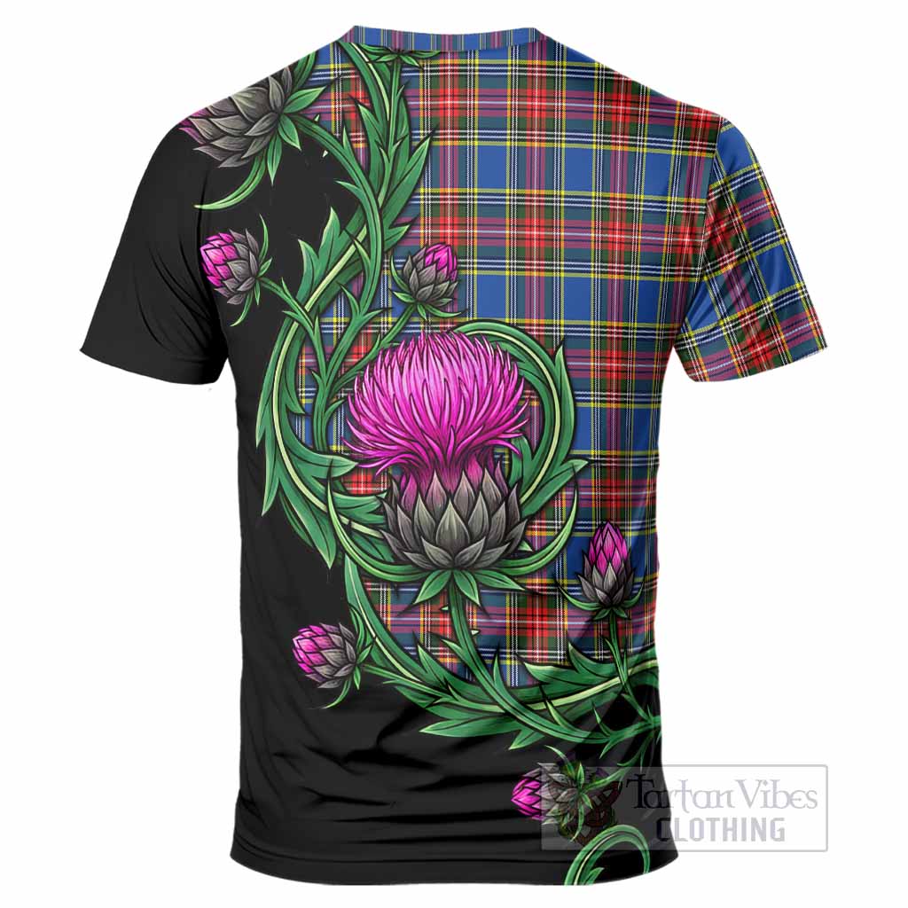 MacBeth (McBeth) Tartan T-Shirt Resilient Scottish Thistle - Tartan Vibes Clothing