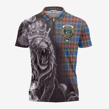 MacBeth (McBeth) Tartan Zipper Polo Shirt Roaring Lion Heritage