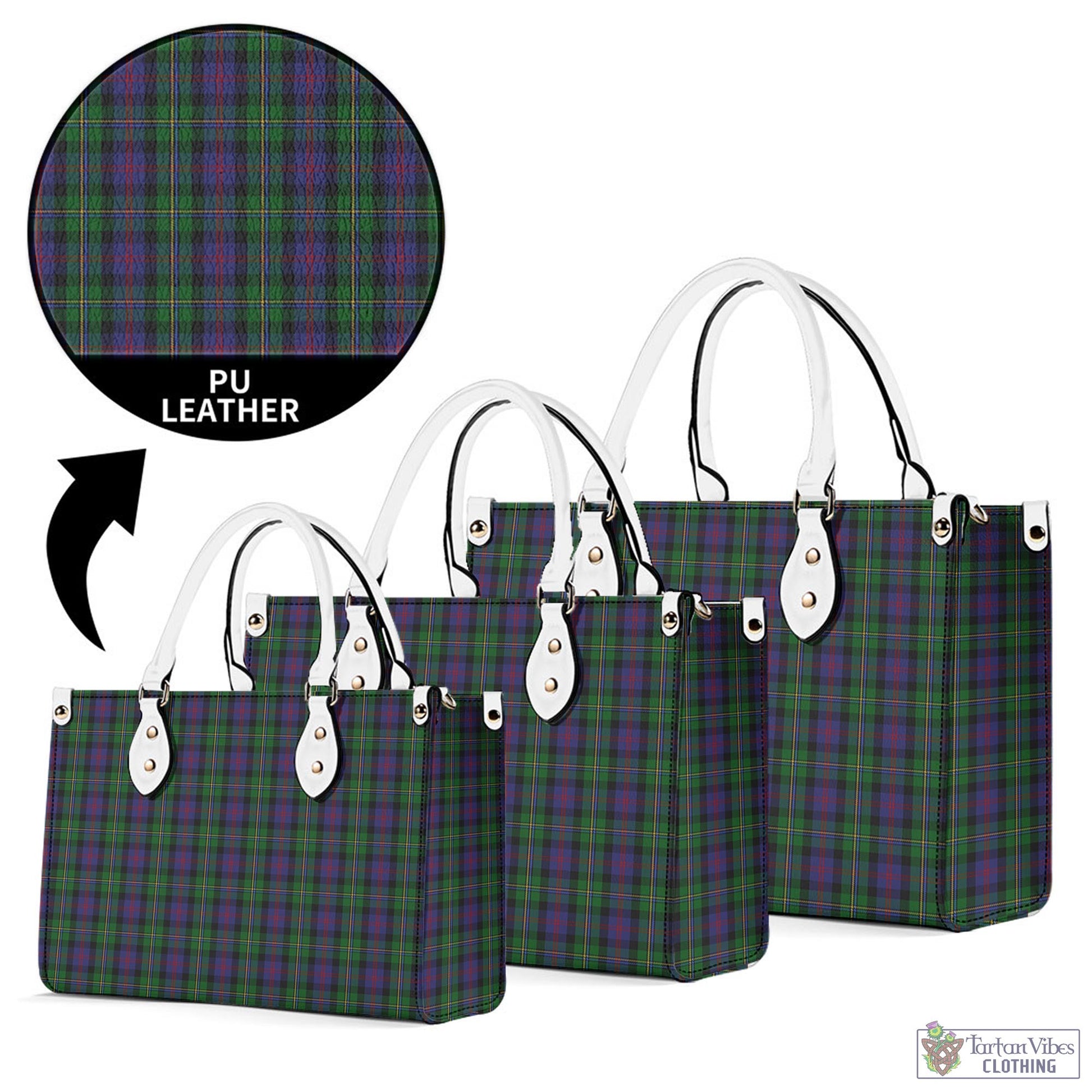 Tartan Vibes Clothing MacCallum Tartan Luxury Leather Handbags