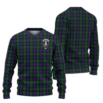 MacCallum Tartan Knitted Sweater with Family Crest Unisex - Tartanvibesclothing