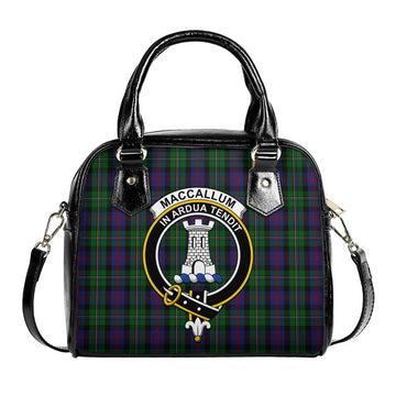 MacCallum Tartan Shoulder Handbags with Family Crest