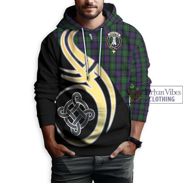 MacCallum (McCallum) Tartan Hoodie with Family Crest and Celtic Symbol Style Zip Hoodie - Tartan Vibes Clothing