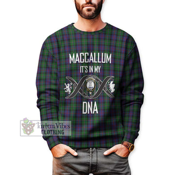 MacCallum (McCallum) Tartan Sweatshirt with Family Crest DNA In Me Style Unisex - Tartanvibesclothing Shop