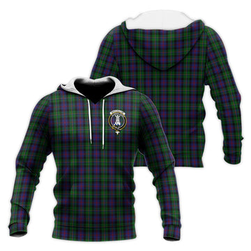 MacCallum (McCallum) Tartan Knitted Hoodie with Family Crest