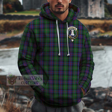 MacCallum (McCallum) Tartan Cotton Hoodie with Family Crest Pullover Hoodie XS - Tartan Vibes Clothing