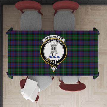 MacCallum Tatan Tablecloth with Family Crest
