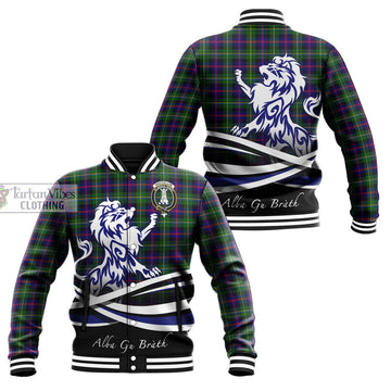 MacCallum #2 Tartan Baseball Jacket with Alba Gu Brath Regal Lion Emblem