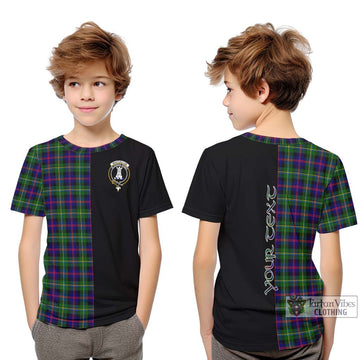 MacCallum #2 Tartan Kid T-Shirt with Family Crest and Half Of Me Style