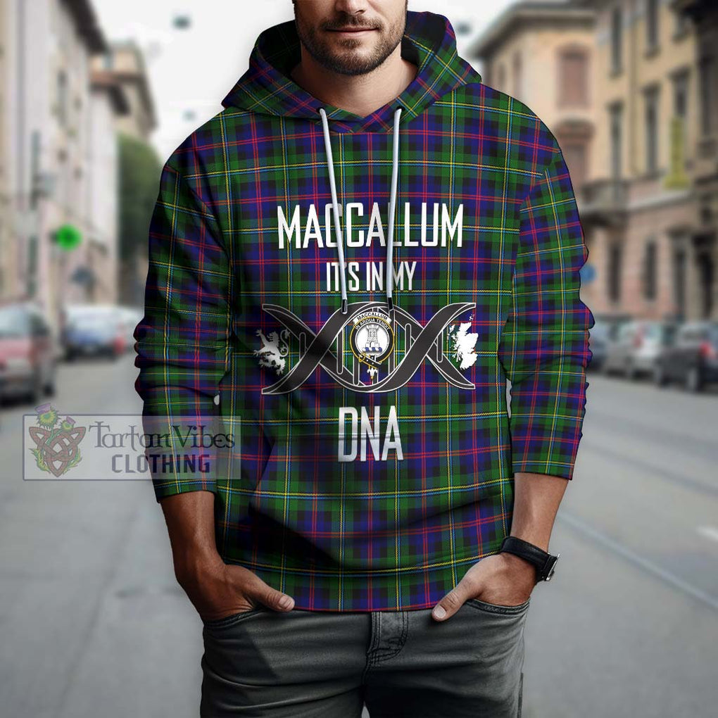 Tartan Vibes Clothing MacCallum #2 Tartan Hoodie with Family Crest DNA In Me Style