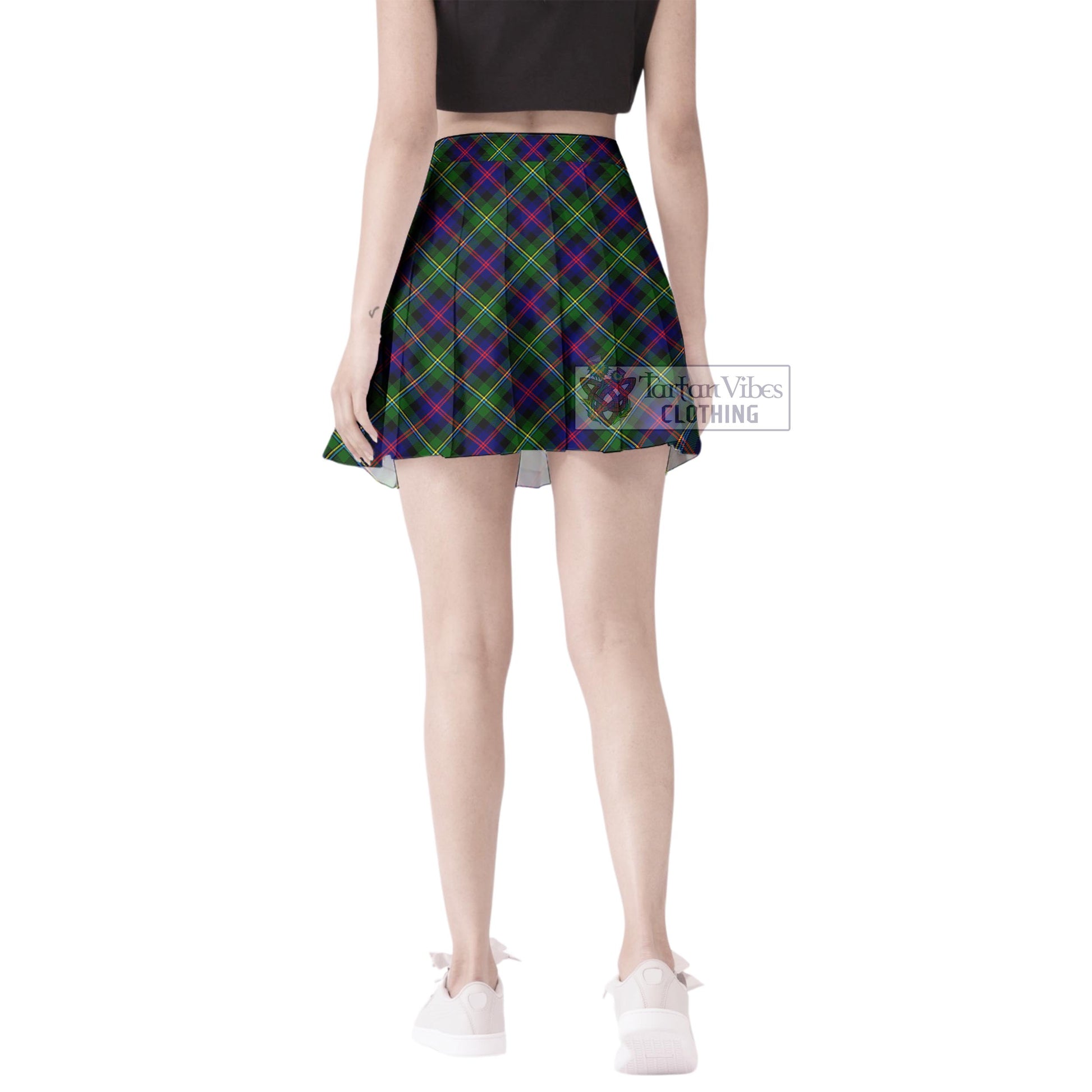 Tartan Vibes Clothing MacCallum #2 Tartan Women's Plated Mini Skirt