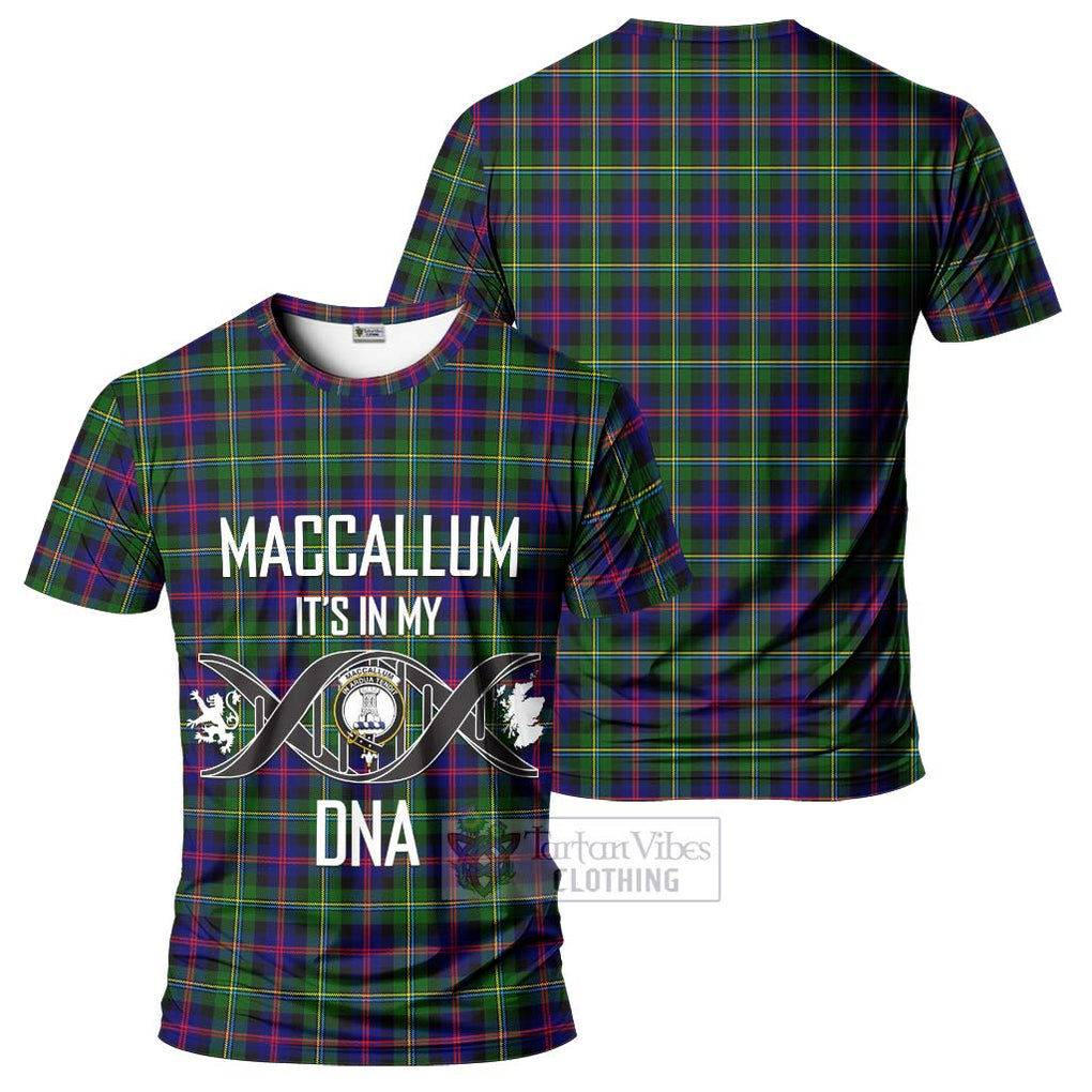 Tartan Vibes Clothing MacCallum #2 Tartan T-Shirt with Family Crest DNA In Me Style