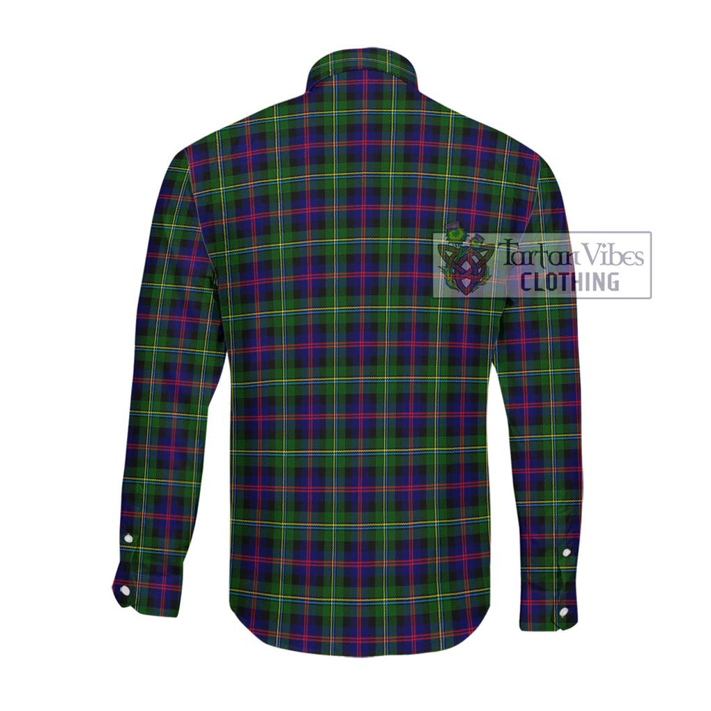 Tartan Vibes Clothing MacCallum #2 Tartan Long Sleeve Button Shirt with Family Crest DNA In Me Style