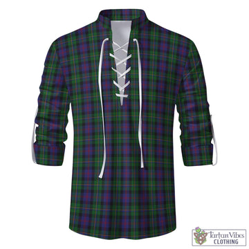 Tartan Vibes Clothing MacCallum Tartan Men's Scottish Traditional Jacobite Ghillie Kilt Shirt