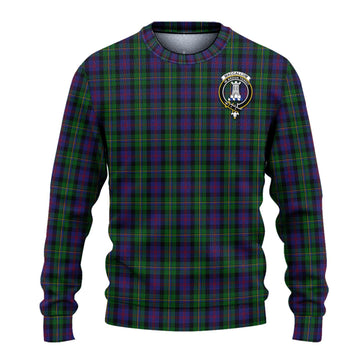 MacCallum Tartan Knitted Sweater with Family Crest - Tartanvibesclothing