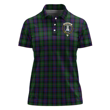 MacCallum (McCallum) Tartan Polo Shirt with Family Crest For Women