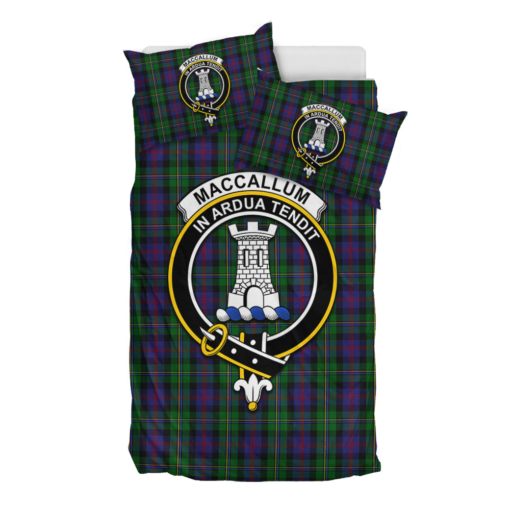 MacCallum (McCallum) Tartan Bedding Set with Family Crest - Tartan Vibes Clothing
