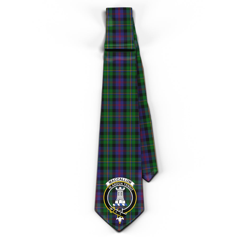 MacCallum (McCallum) Tartan Classic Necktie with Family Crest - Tartan Vibes Clothing