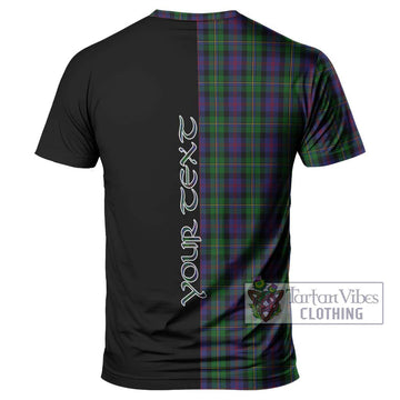 MacCallum (McCallum) Tartan T-Shirt with Family Crest and Half Of Me Style - Tartanvibesclothing Shop