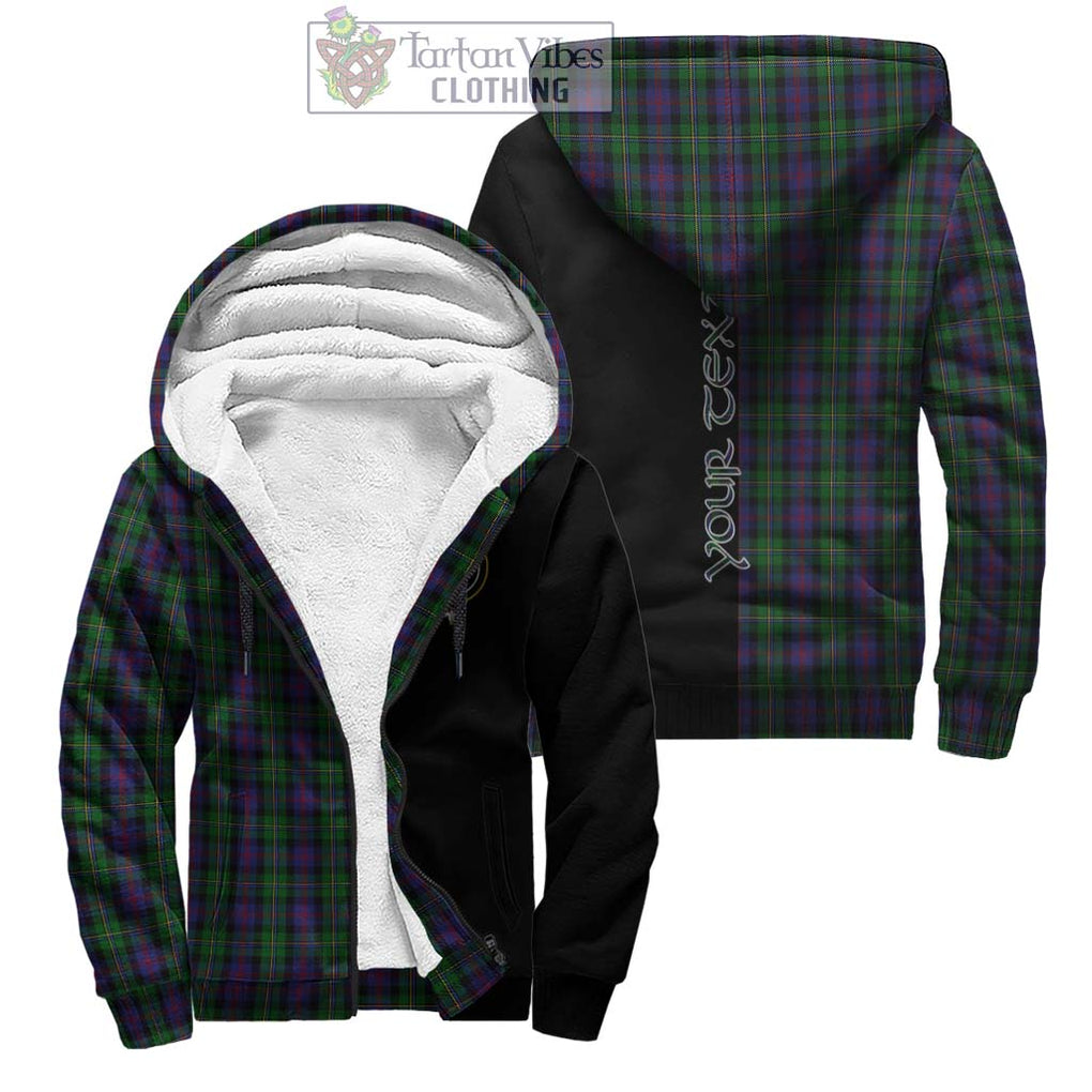 MacCallum (McCallum) Tartan Sherpa Hoodie with Family Crest and Half Of Me Style Unisex - Tartanvibesclothing Shop
