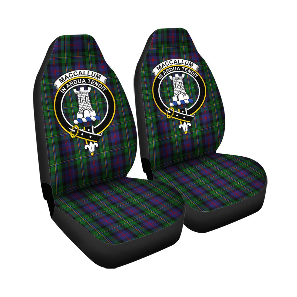 MacCallum Tartan Car Seat Cover with Family Crest - Tartanvibesclothing
