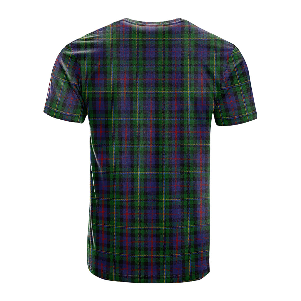 MacCallum (McCallum) Tartan T-Shirt with Family Crest - Tartan Vibes Clothing