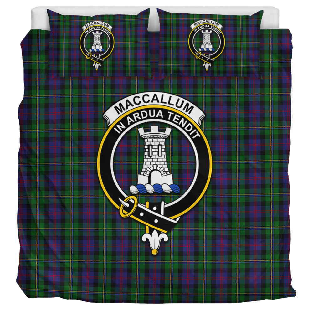 MacCallum (McCallum) Tartan Bedding Set with Family Crest UK Bedding Set UK Super King 104*94 inch - Tartan Vibes Clothing