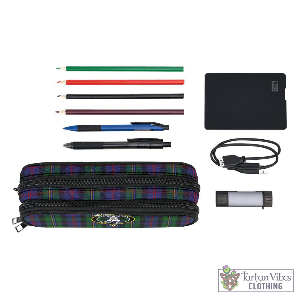 Tartan Vibes Clothing MacCallum Tartan Pen and Pencil Case with Family Crest