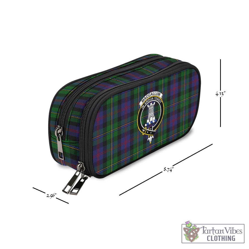 Tartan Vibes Clothing MacCallum Tartan Pen and Pencil Case with Family Crest