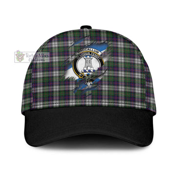 MacCallum Dress Tartan Classic Cap with Family Crest In Me Style