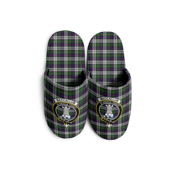 MacCallum Dress Tartan Home Slippers with Family Crest