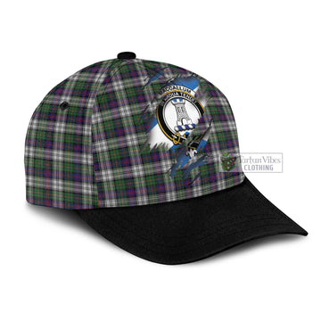 MacCallum Dress Tartan Classic Cap with Family Crest In Me Style