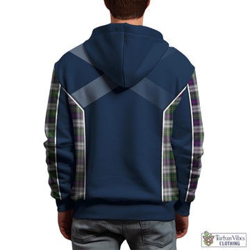 MacCallum Dress Tartan Hoodie with Family Crest and Scottish Thistle Vibes Sport Style