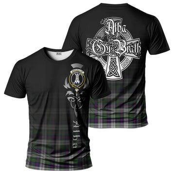 MacCallum Dress Tartan T-Shirt Featuring Alba Gu Brath Family Crest Celtic Inspired