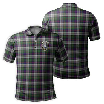 MacCallum Dress Tartan Men's Polo Shirt with Family Crest
