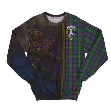MacCallum (McCallum) Tartan Family Crest Sweatshirt Alba Gu Brath Be Brave Lion Ancient Style