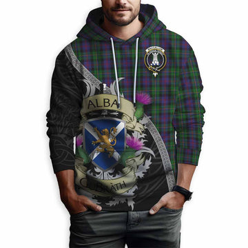 Tartan Vibes Clothing MacCallum (McCallum) Tartan Family Crest Hoodie Lion Rampant Royal Thistle Shield Celtic Inspired