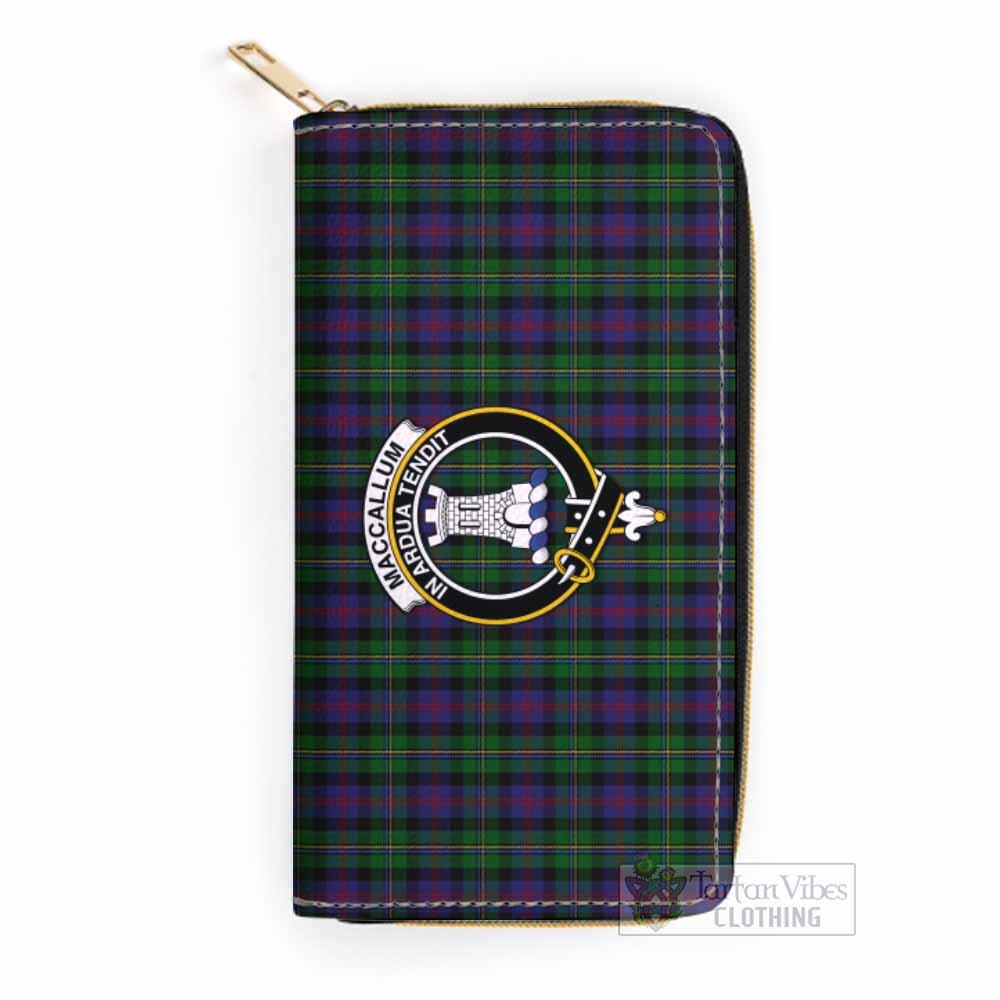 MacCallum (McCallum) Tartan Women's Leather Wallet with Family Crest One Size 19.7*10.5*3.5 cm - Tartan Vibes Clothing