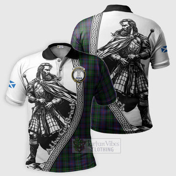 MacCallum (McCallum) Tartan Clan Crest Polo Shirt with Highlander Warrior Celtic Style
