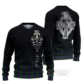 Tartan Vibes Clothing MacCallum (McCallum) Tartan Knitted Sweater Featuring Alba Gu Brath Family Crest Celtic Inspired