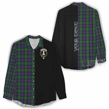 Tartan Vibes Clothing MacCallum (McCallum) Tartan Women's Casual Shirt with Family Crest and Half Of Me Style