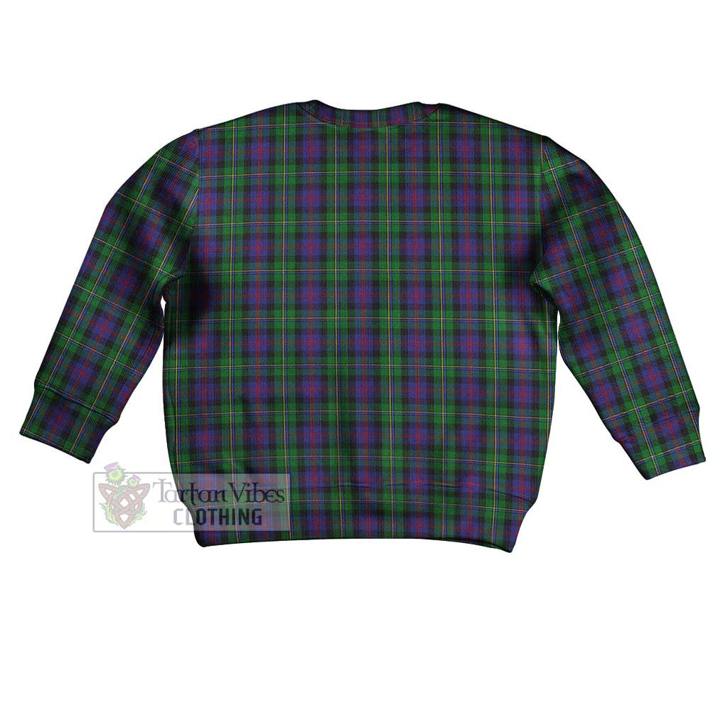 Tartan Vibes Clothing MacCallum (McCallum) Tartan Kid Ugly Sweater with Family Crest