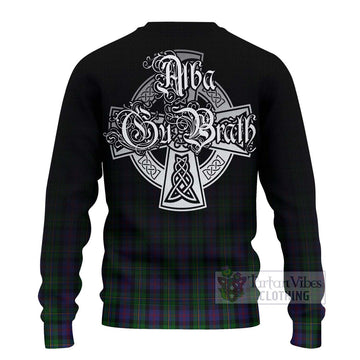 Tartan Vibes Clothing MacCallum (McCallum) Tartan Knitted Sweater Featuring Alba Gu Brath Family Crest Celtic Inspired